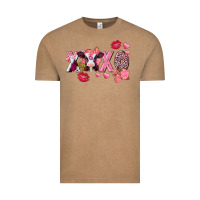 Vintage Coffee Xoxo baby Cow Valentine's Day Vintage Tee - FaDigitalArtStudio