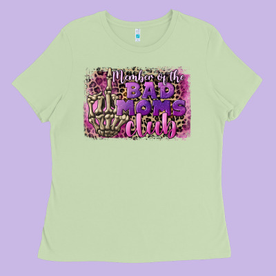 Member Of The Bad Moms Club Mother's Day Ladies Tee Designed By Cowgirlartshop