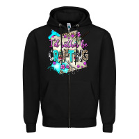 Black i d rather be crafting Zipper Hoodie - AdoDesignShop
