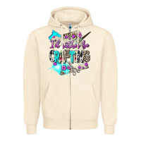 Sandshell i d rather be crafting Zipper Hoodie - AdoDesignShop