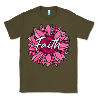 Army Green faith breast cancer awareness sunflower Classic Tee - Jasminsmagicworld