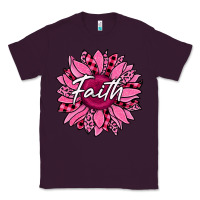 Plum faith breast cancer awareness sunflower Classic Tee - Jasminsmagicworld