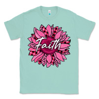 Seafoam faith breast cancer awareness sunflower Classic Tee - Jasminsmagicworld