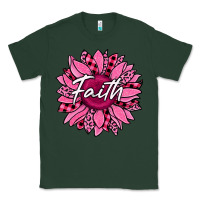 Sports Green faith breast cancer awareness sunflower Classic Tee - Jasminsmagicworld