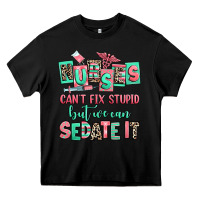 Black nurses cant fix stupid but we can sedate it Heavy Core Tee - RanaPortraitStore