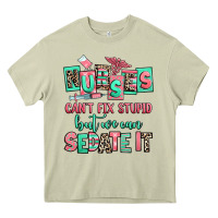 Mossy nurses cant fix stupid but we can sedate it Heavy Core Tee - RanaPortraitStore