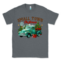 Charcoal Heather small town christmas Classic Tee - CowGirlArtShop