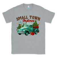 Heather Grey small town christmas Classic Tee - CowGirlArtShop