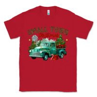 Red small town christmas Classic Tee - CowGirlArtShop