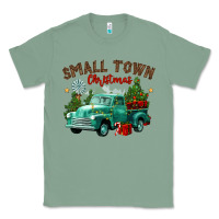 Sage small town christmas Classic Tee - CowGirlArtShop