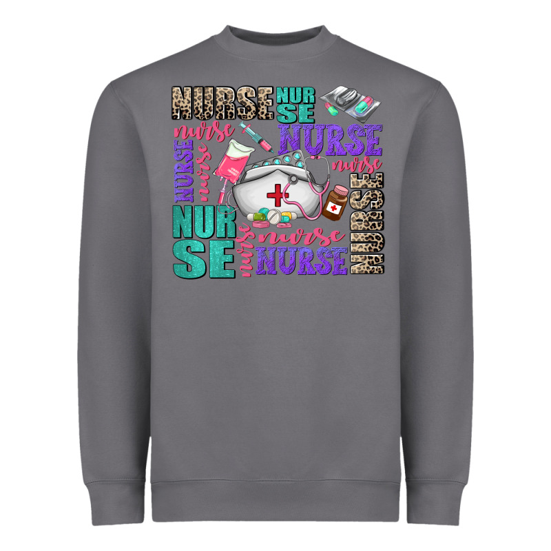 Nurse Nurse Nurse With Nurse Element Heavyweight Sweatshirt by AdoDesignShop | Teevron