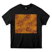 Black glitter cowhide Heavy Core Tee - TumblerDesignByShophia