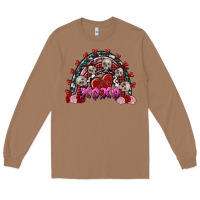 Toasted Coconut skull xoxo rainbow valentine's day Long Sleeve Tee - FaDigitalArtStudio