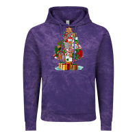 Cloud Purple nurse christmas tree Vintage Hoodie - FaDigitalArtStudio