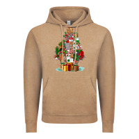 Vintage Coffee nurse christmas tree Vintage Hoodie - FaDigitalArtStudio