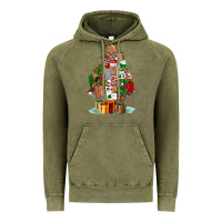 Vintage Olive nurse christmas tree Vintage Hoodie - FaDigitalArtStudio