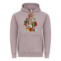 Vintage Zinc nurse christmas tree Vintage Hoodie - FaDigitalArtStudio