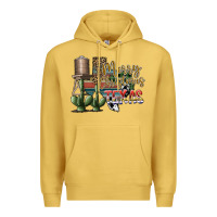 Antique Gold merry christmas texas Premium Hoodie - SublimationCraftShop