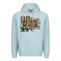 Blue Mist merry christmas texas Premium Hoodie - SublimationCraftShop