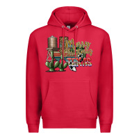 Cardinal merry christmas texas Premium Hoodie - SublimationCraftShop