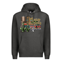 Charcoal Heather merry christmas texas Premium Hoodie - SublimationCraftShop