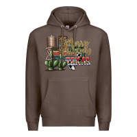 Coffee merry christmas texas Premium Hoodie - SublimationCraftShop