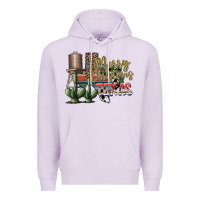 Lilac merry christmas texas Premium Hoodie - SublimationCraftShop