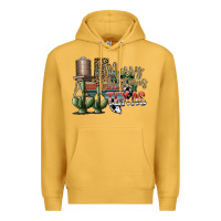Mustard merry christmas texas Premium Hoodie - SublimationCraftShop
