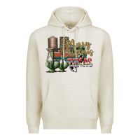 Oatmeal Heather merry christmas texas Premium Hoodie - SublimationCraftShop