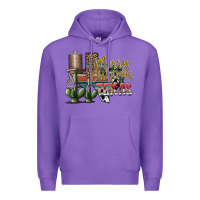Purple merry christmas texas Premium Hoodie - SublimationCraftShop