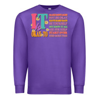 Purple it is okay to Premium Sweatshirt - JahusDesignShop