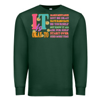 Sports Green it is okay to Premium Sweatshirt - JahusDesignShop
