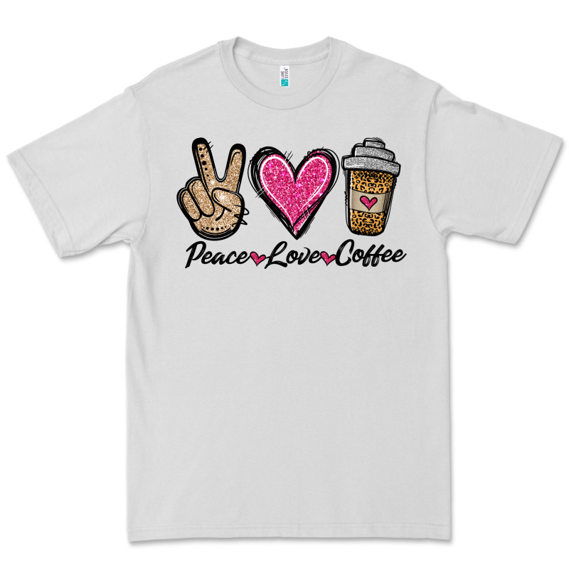 Peace Love Coffee Premium Tee by Jasminsmagicworld | Teevron
