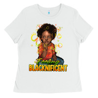 White Feeling blacknificent Ladies Tee - HowdyJamesFarm