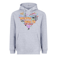 Heather Grey mental health matters Heavyweight Hoodie - JahusDesignShop