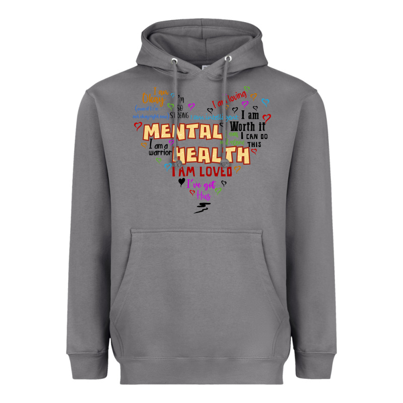 Mental Health Matters Heavyweight Hoodie by JahusDesignShop | Teevron