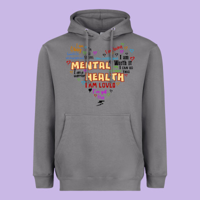 Mental Health Matters Heavyweight Hoodie Designed By Jahusdesignshop