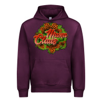 Mauve Wine mama claus cone Urban Hoodie - JahusDesignShop