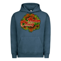 Pigment Midnight Navy mama claus cone Urban Hoodie - JahusDesignShop
