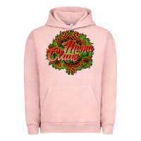 Pigment Salmon mama claus cone Urban Hoodie - JahusDesignShop