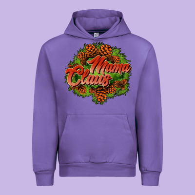 Mama Claus Cone Urban Hoodie Designed By Jahusdesignshop
