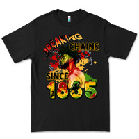 Black breaking chains since 1865 Premium Tee - CowGirlArtShop
