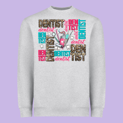 Dentist Heavyweight Sweatshirt Designed By Adodesignshop