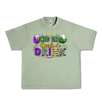 Oil Green This girl needs a drink Urban Heavy Tee - FaDigitalArtStudio