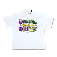 White This girl needs a drink Urban Heavy Tee - FaDigitalArtStudio