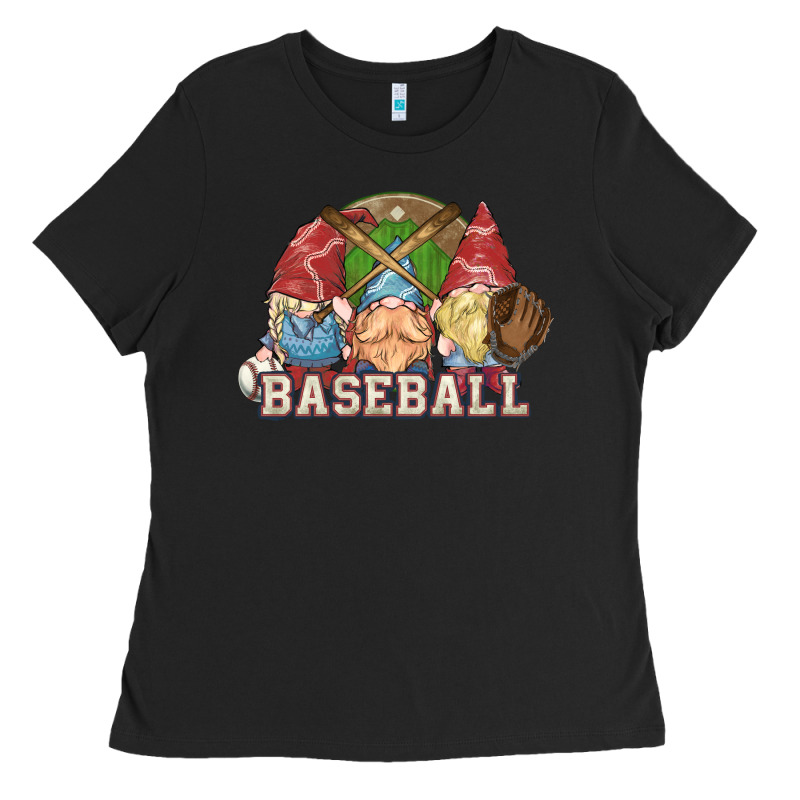 Baseball Gnomies Ladies Tee by HowdyJamesFarm | Teevron