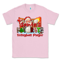 Bubblegum Pink santas favorite volleyball player Classic Tee - CowGirlArtShop