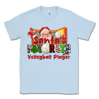 Dusty Blue santas favorite volleyball player Classic Tee - CowGirlArtShop