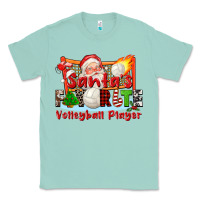 Seafoam santas favorite volleyball player Classic Tee - CowGirlArtShop