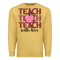 Antique Gold teach with love Premium Sweatshirt - JahusDesignShop